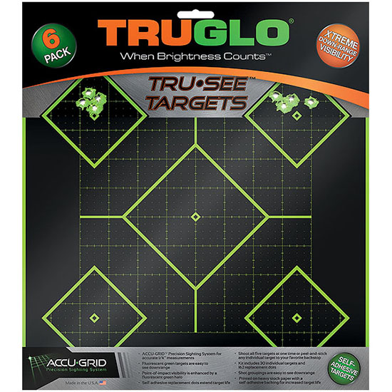 TRUGLO TARGET 5 DIAMOND 12X12 6PK - Sale
